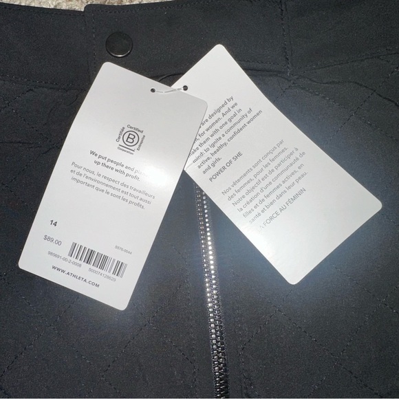 NWT ATHLETA APRÉS SKI QUILTED SKIRT - Picture 4 of 6